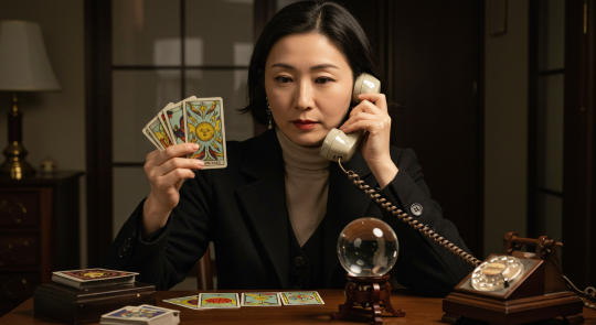 電話占い フィールで電話占いをする占い師