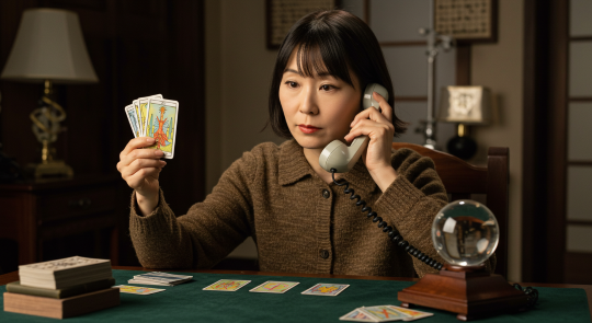 電話占いリエルで電話占いをする占い師