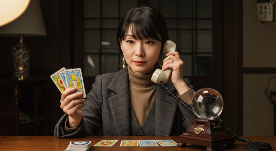 電話占いデスティニーで電話占いをする占い師